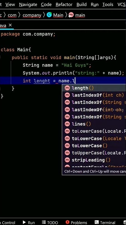 length of a string in Java 😜 | java string #coding #shorts #java # ...