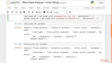 Exploratory Data Analysis with Pandas and Python 3.x: Wine Data Analysis: Initial Setup|packtpub.com