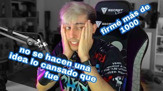 La Experiencia De Robleis Firmando Cómics