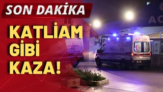 Katliam gibi zincirleme kaza: Çok sayıda ölü ve yaralı var!