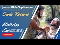 EN VIVO🔴Santo Rosario Jueves 01 de Septiembre l Misterios Luminosos l