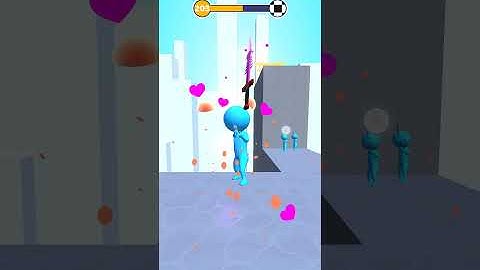 Sword play Level 203 - Ninja Slice Runne‪r‬ Gameplay Solution Walkthrough #Shorts