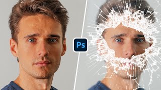 How to Create a Dramatic Broken Glass Effect in Photoshop