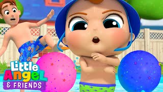 No No Swimming Song | Little Angel And Friends Kid Songs