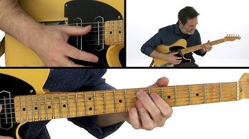 🎸Jazz Guitar Lesson - Jazz Blues Improv in Bb: Performance - Tim Lerch
