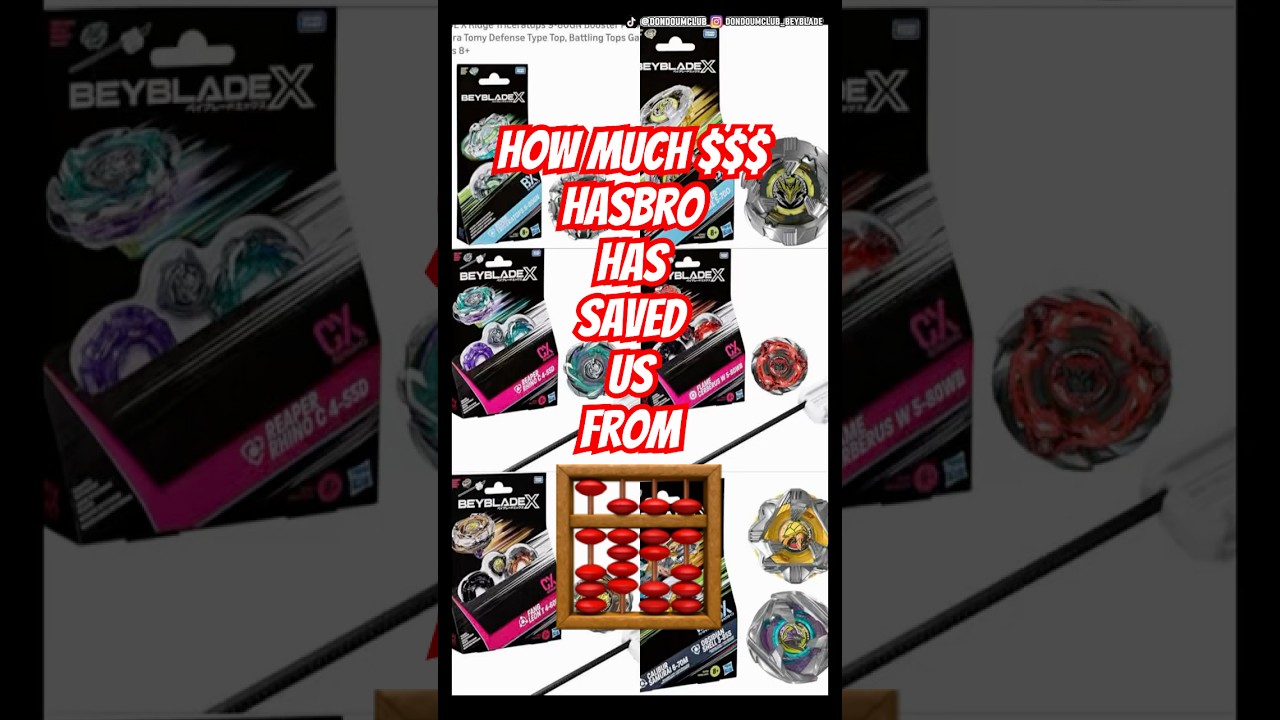 How Much Hasbro is saving US?? Here is the cal #w #hasbro #beybladex #leak #news