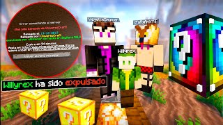 Me EXPULSAN del servidor de LUCKY BLOCKS con Fargan y Vegetta