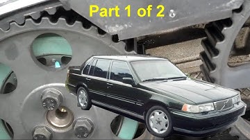 Volvo 960, S90, V90 Timing belt, water pump, rollers Replacement. Part 1 of 2 - VOTD