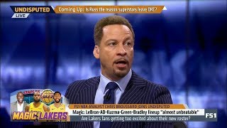 UNDISPUTED | Magic Johnson: LeBron -AD-Kuzma-Green-Bradley Lakers' lineup is \\
