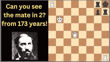 A Famous And Beautiful Mate in 2 Moves Puzzle!
