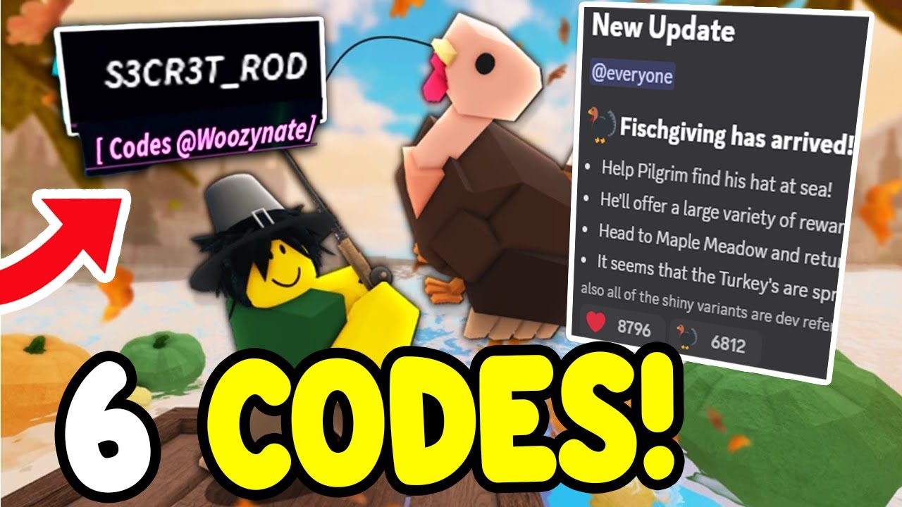 Secret Code Fish FISCH SECRET FISCHGIVING Code Gives SECRET ROD!? Roblox - YouTube