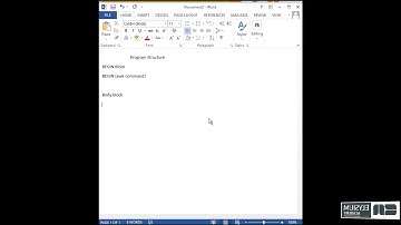 AWK Program structure