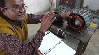 Practical Squirrel cage Induction  AC motor winding PART  1 , Basic  information, Data  collection