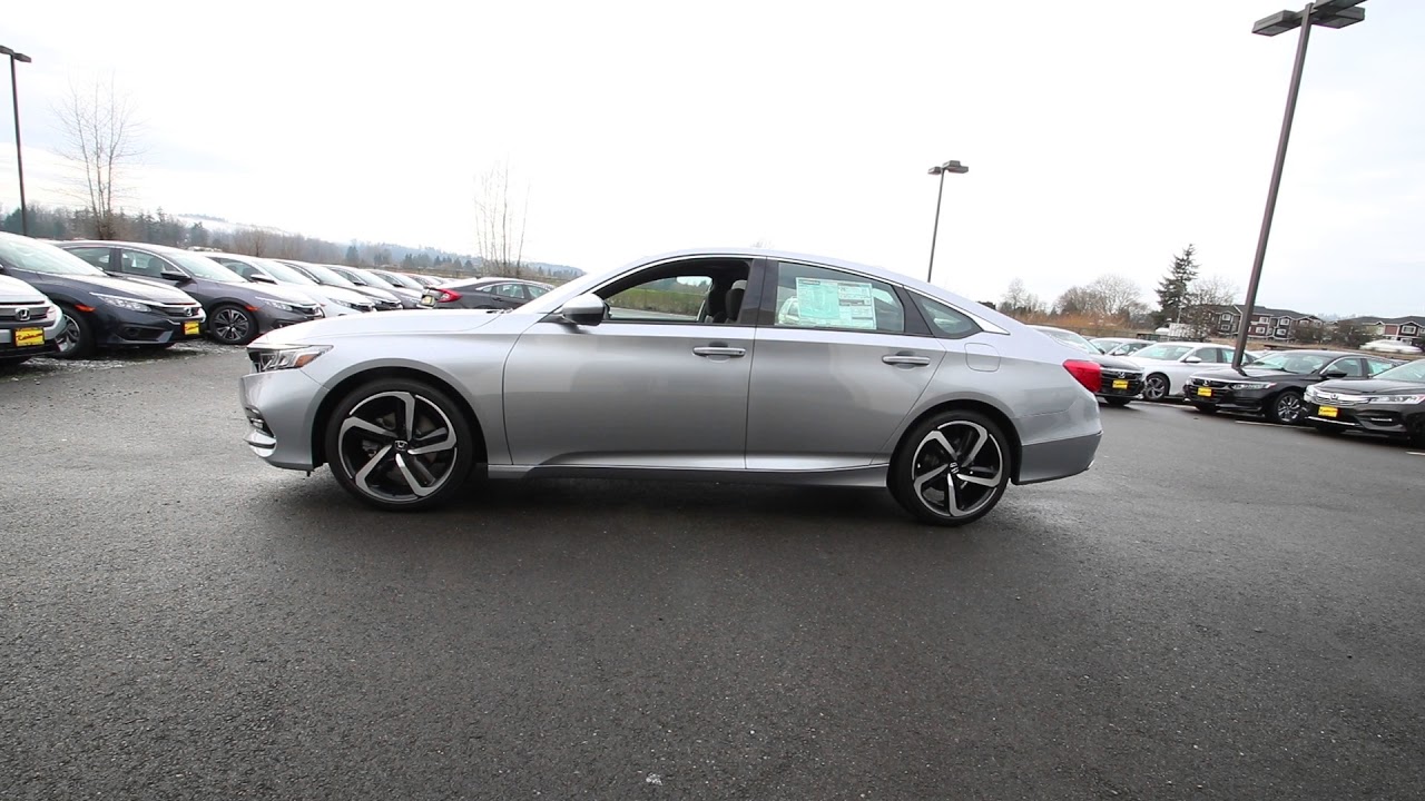 2018 Honda Accord Sport 2.0T Lunar Silver Metallic