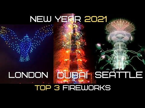 Самый Дорогой Салют В Мире 2021 |Топ 3 Фейерверков | Лондон | Сиэтл | Дубаи