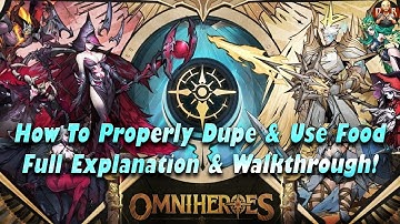 [Omniheroes] - How to Dupe PROPERLY! Follow this advice for the BEST account results! Full Guide