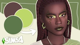 Can a RANDOM COLOUR PALETTE Make My Sim? 🎨 | The Sims 4 CAS challenge