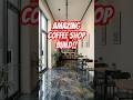 Coffee Shop Build OUT of a Ruin ☕️ | Full Café Renovation + EPIC Epoxy Floor Reveal #Shorts