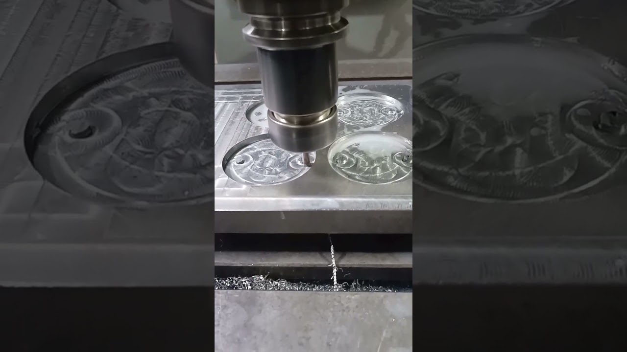 vmc cutting rubber die 4 cavity tool 