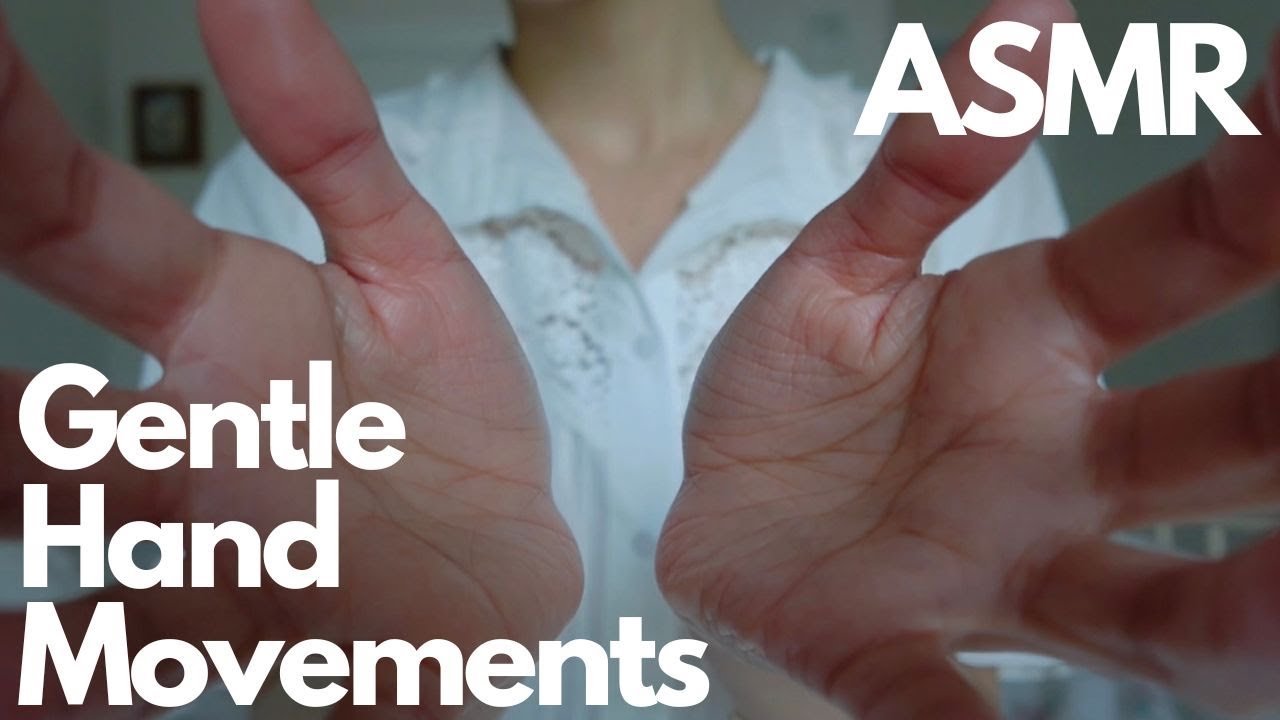 ASMR Hand Movements 💤 Gentle Plucking with mouth sounds