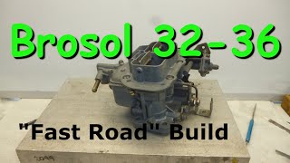 How to power tune a Brosol (Spanish Weber) 32 36 DFV for fast road use.