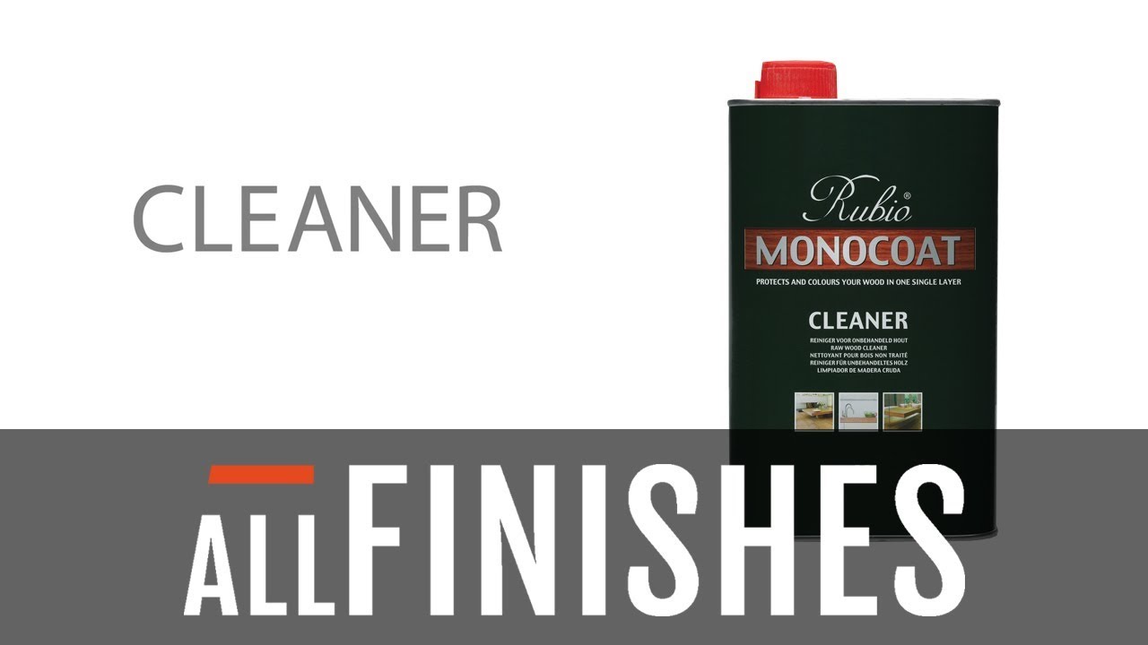 AllFinishes Presents Rubio Monocoat Raw Wood Cleaner YouTube