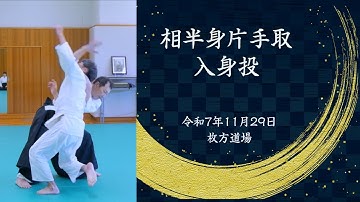 相半身片手取入身投 Aihanmi-Katatedori-Iriminage