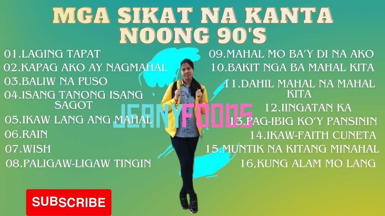 KANTANG NAGPAKILIG  SA ATIN NOONG TAONG 90'S, OPM 90'S SONGS COLLECTION #opm #lovesong