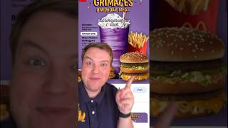 Trying Grimace’s Birthday Meal!