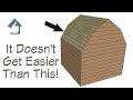 How to cut gussets for gambrel roof for 10x12 shed FAST ...