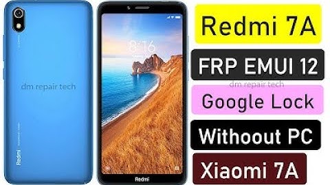 Redmi 7A: Redmi 7A FRP Bypass Without PC l Google Account UnLock (FRP) In Minutes