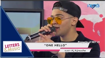 AJ AJROUCHE - ONE HELLO (NET25 LETTERS AND MUSIC)