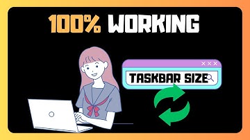 How To CHANGE Taskbar Size Smaller, Standard Or Bigger In Windows 11