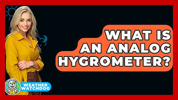 What Is An Analog Hygrometer? - Weather Watchdog