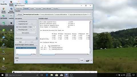 Review of Feature Selection in Weka