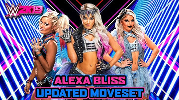 WWE 2K19 Alexa Bliss Updated Moveset