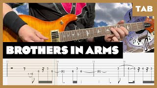 Dire Straits - Brothers in Arms - Guitar Tab | Lesson | Cover | Tutorial Resimi