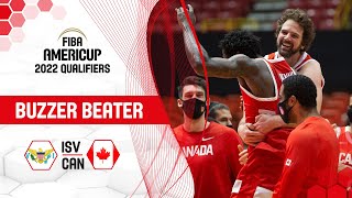 For The Win Canadas Tissot Buzzer Beater Fiba Americup 2022 Qualifiers