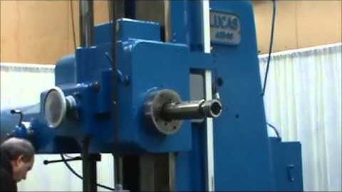4" LUCAS MODEL 42B60 TABLE TYPE HORIZONTAL BORING MILL