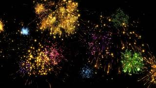 Fireworks transparent channel carnival festival celebration video | Background Video