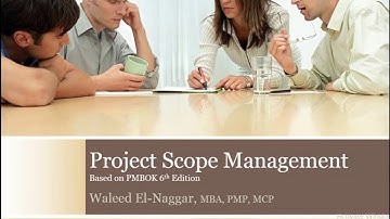 PMP 04 - Project Scope Management Part 1 (Arabic)