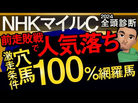 【NHKマイルカップ2024予想大会・全頭診断】前走敗戦で人気落ちの穴馬激走条件100％網羅馬！レースのシュミレーションしてみた！アスコリピチェーノ、ジャンタルマンタル、ディスペランツァなど参戦予定。