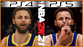 NBA 2K21 graphics and animations better on PS5 ? [PS4 vs PS5]