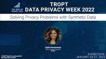 TROPT DPW 2022: Solving Privacy Problems with Synthetic Data