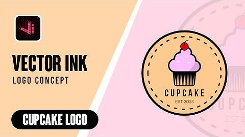 How to make a Cupcake Logo using web browser or mobile phone