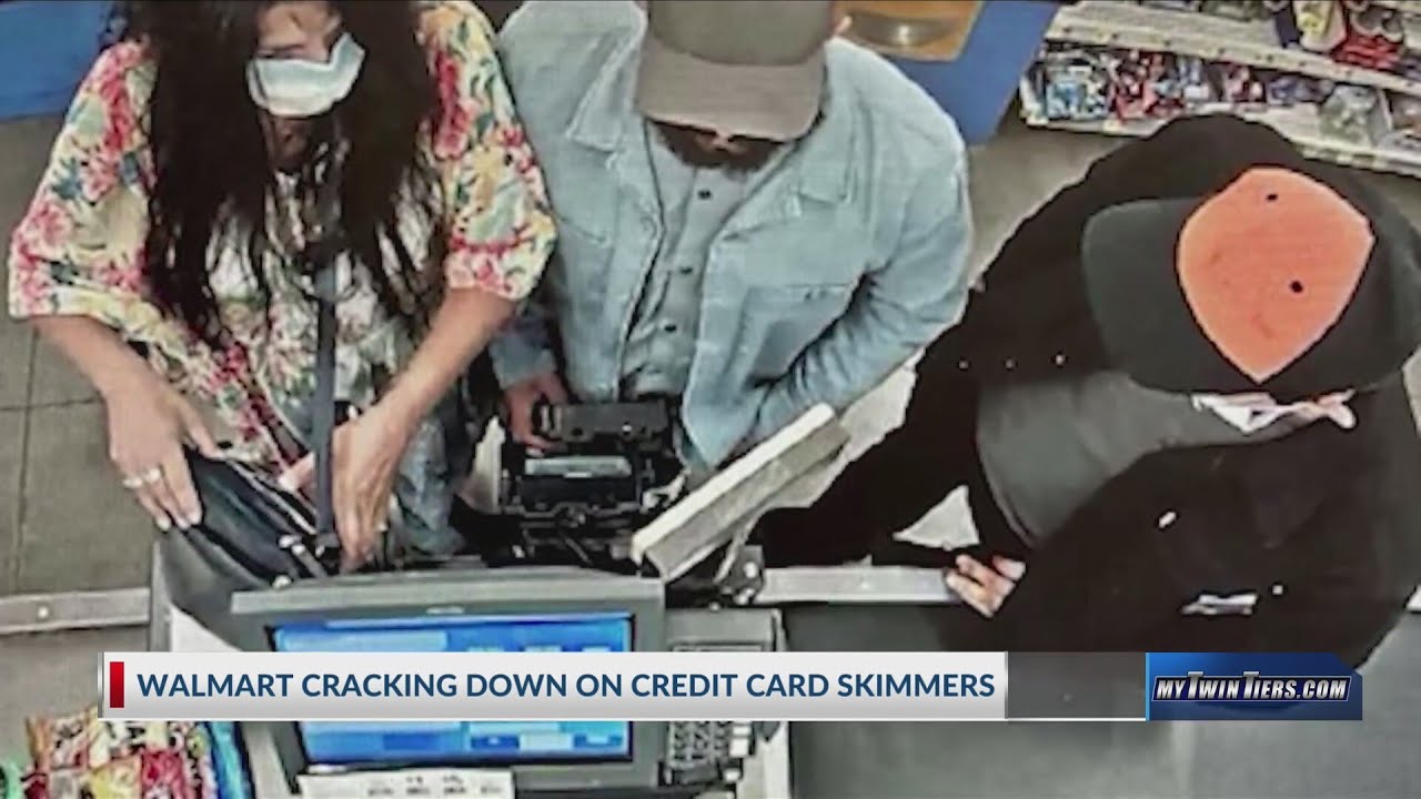 Walmart stores in New York crack down on credit card skimmers - YouTube