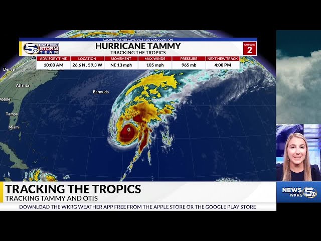 Tammy eyes Bermuda after Hurricane Otis makes unprecedented landfall in  Mexico as a Category 5 storm