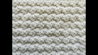 Easy ONE ROW REPEAT Crochet Stitch | Crochet Stitch Tutorial