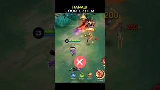 Hanabi Counter Item Mlbb Viral