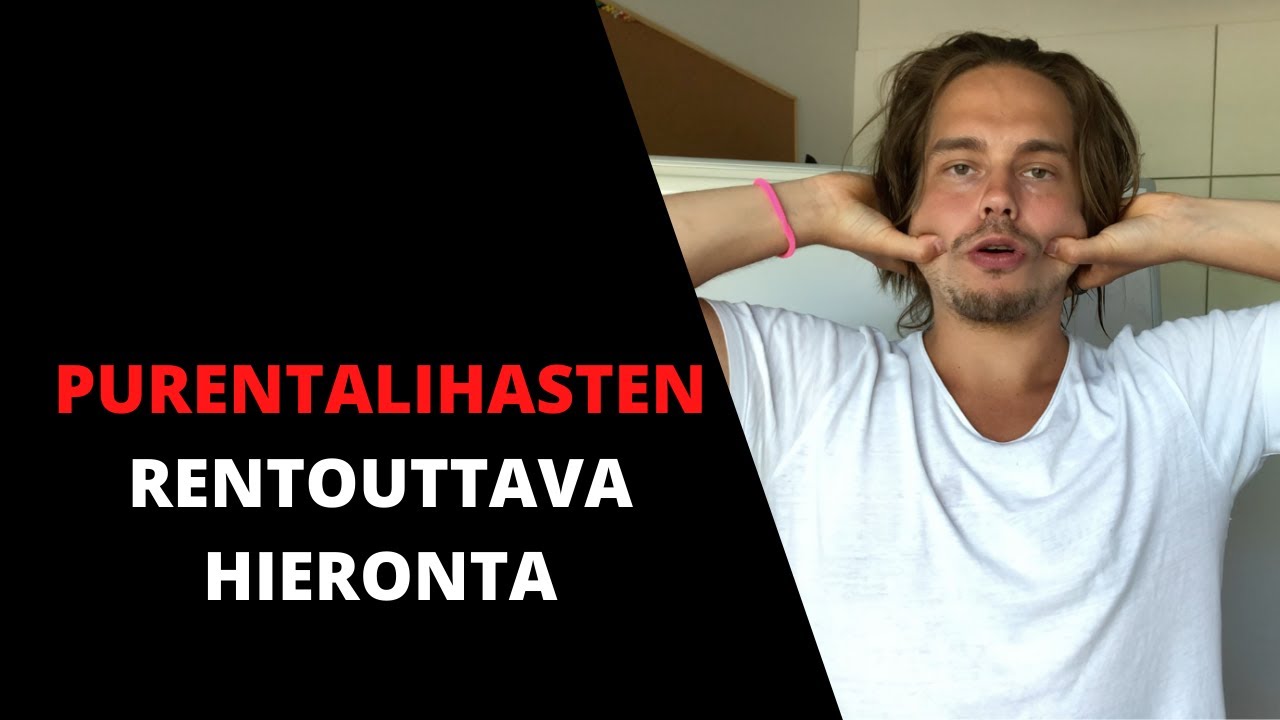 Purentalihakset rennoiksi - Purentalihasten hieronta kokemuksia
